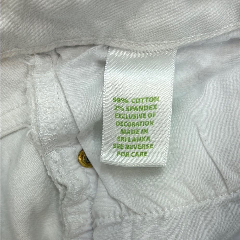 Lilly Pulitzer White Women's Jeans - Picture 4 of 4